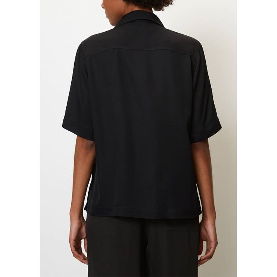 MARC O'POLO Marškiniai trump. rankovėmis moterims, Juoda 3