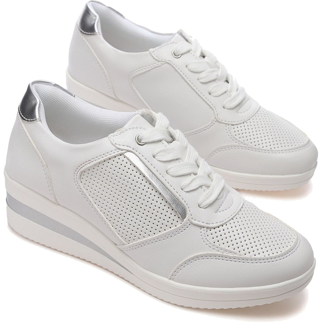 CLARA BARSON Bateliai - moterims, Balta, SHOES 1