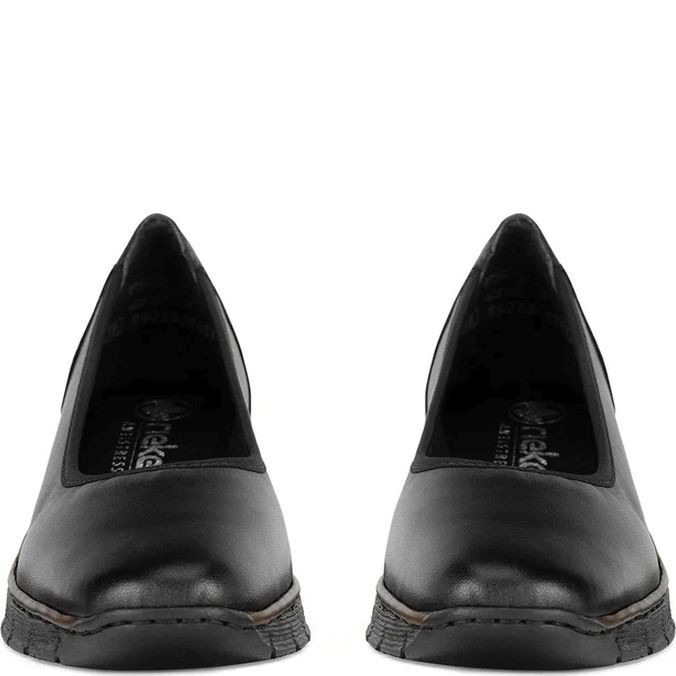 RIEKER Balerinos moterims, Juoda, Ladies shoes 5
