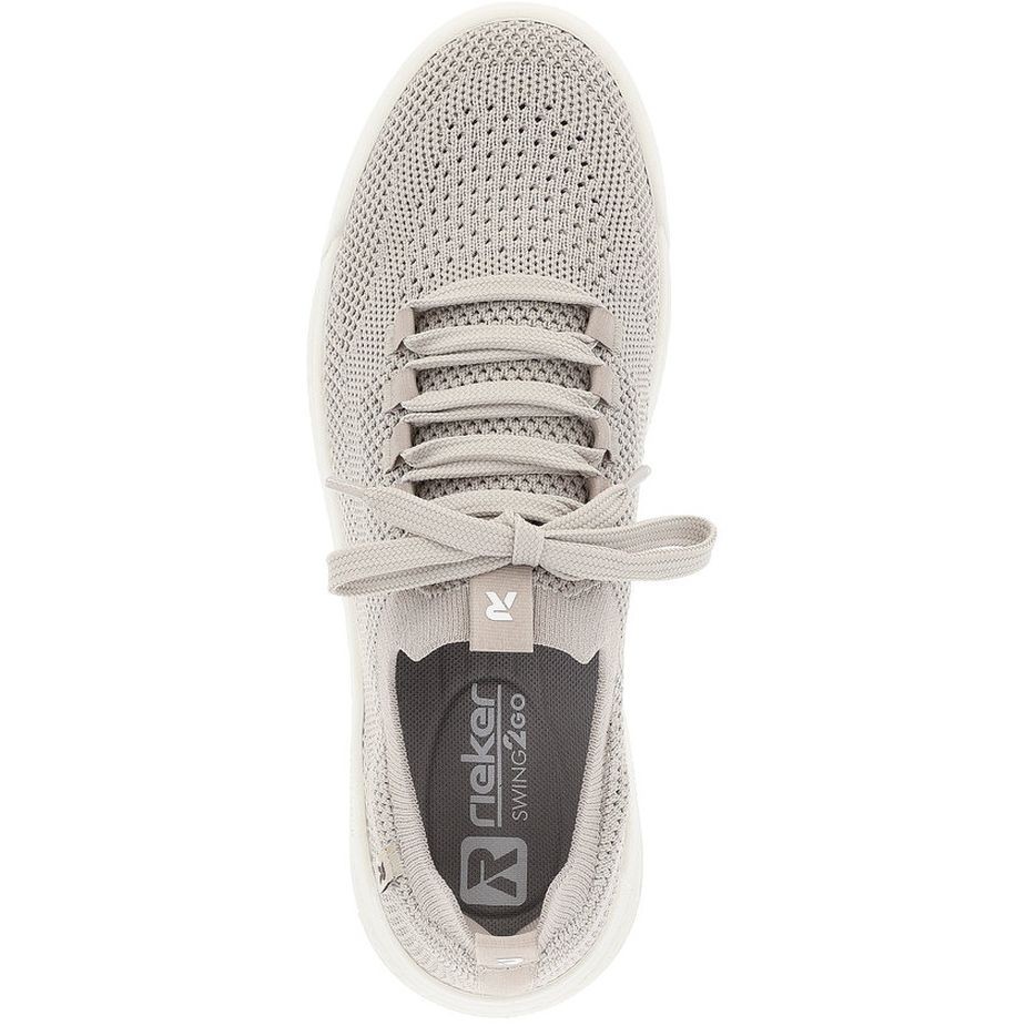 RIEKER Laisvalaikio bateliai moterims, Smėlio, LEISURE 6