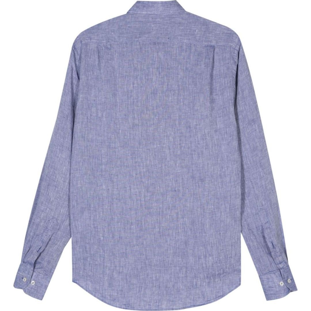 PAUL&SHARK Marškiniai ilgomis rankovėmis vyrams, Mėlyna, linen shirt 2