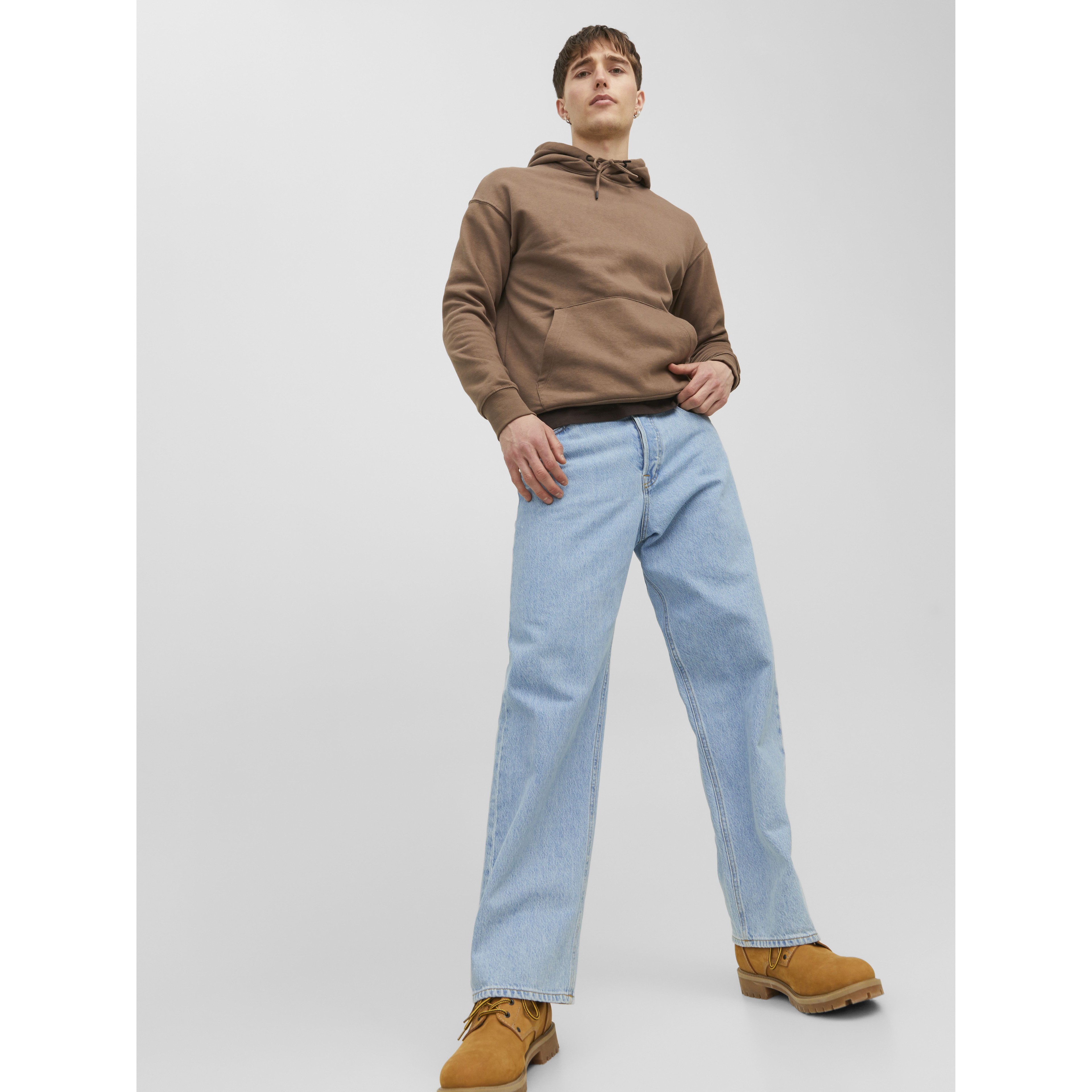 JACK & JONES Platūs džinsai vyrams, Mėlyna, JJIALEX JJORIGINAL SBD 8