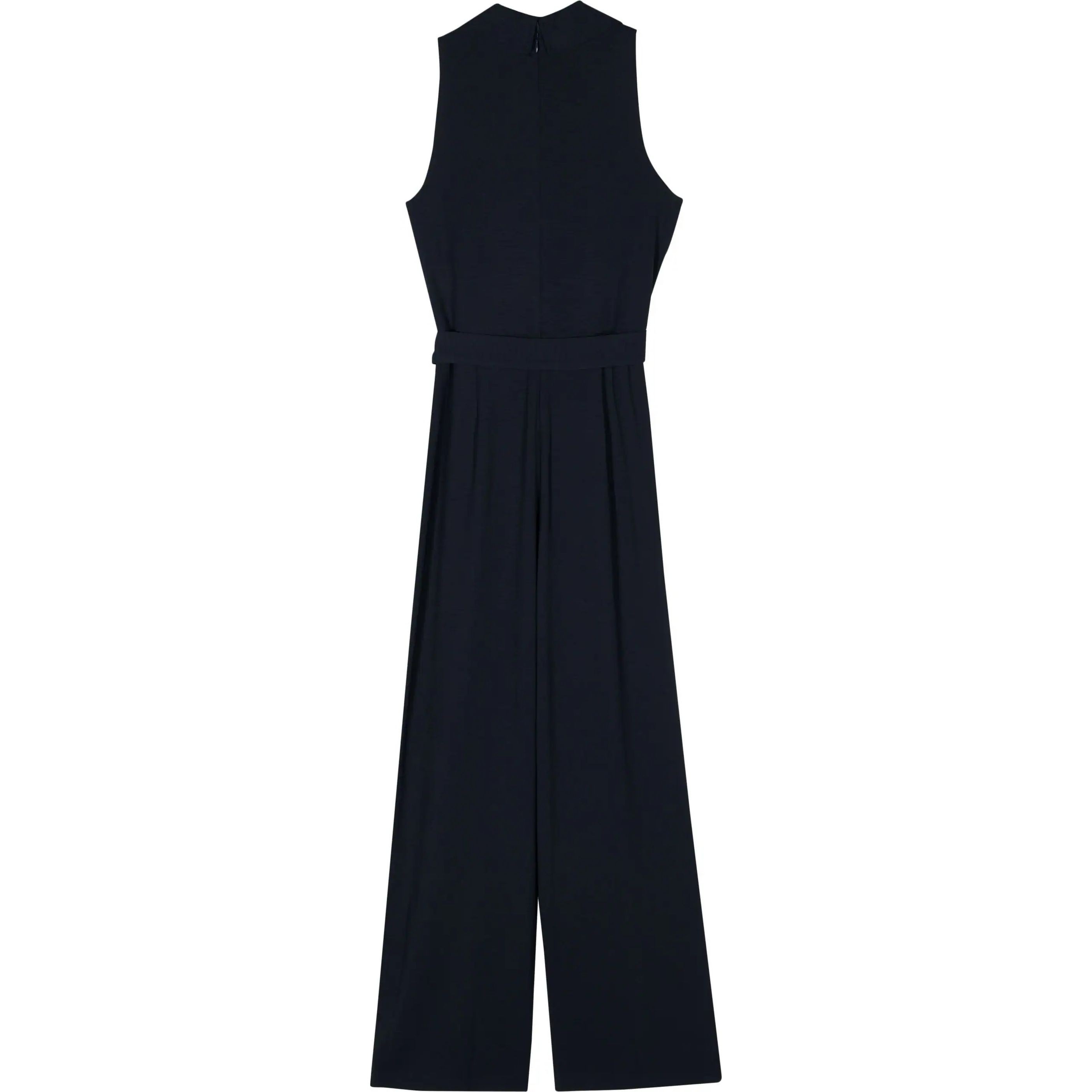 DKNY Midi suknelė moterims, Juoda, S/s collared surplice jumpsuit 2