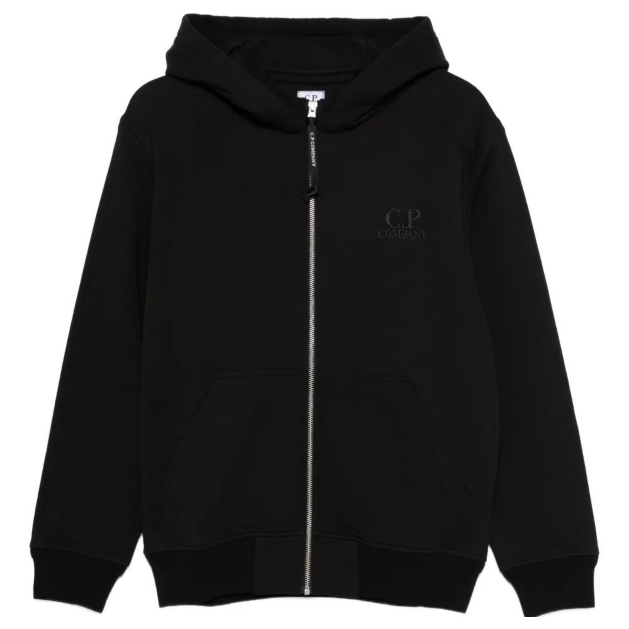 C.P. COMPANY Džemperis vyrams, Juoda, Hooded open 1