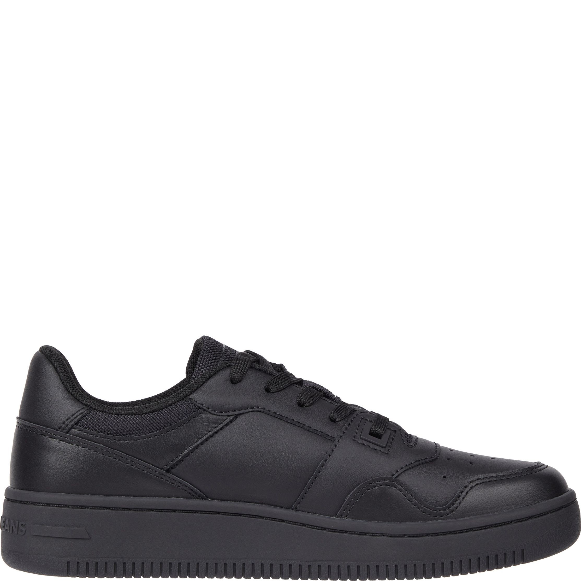 TOMMY JEANS Laisvalaikio bateliai moterims, Juoda, Retro basket leisure 5