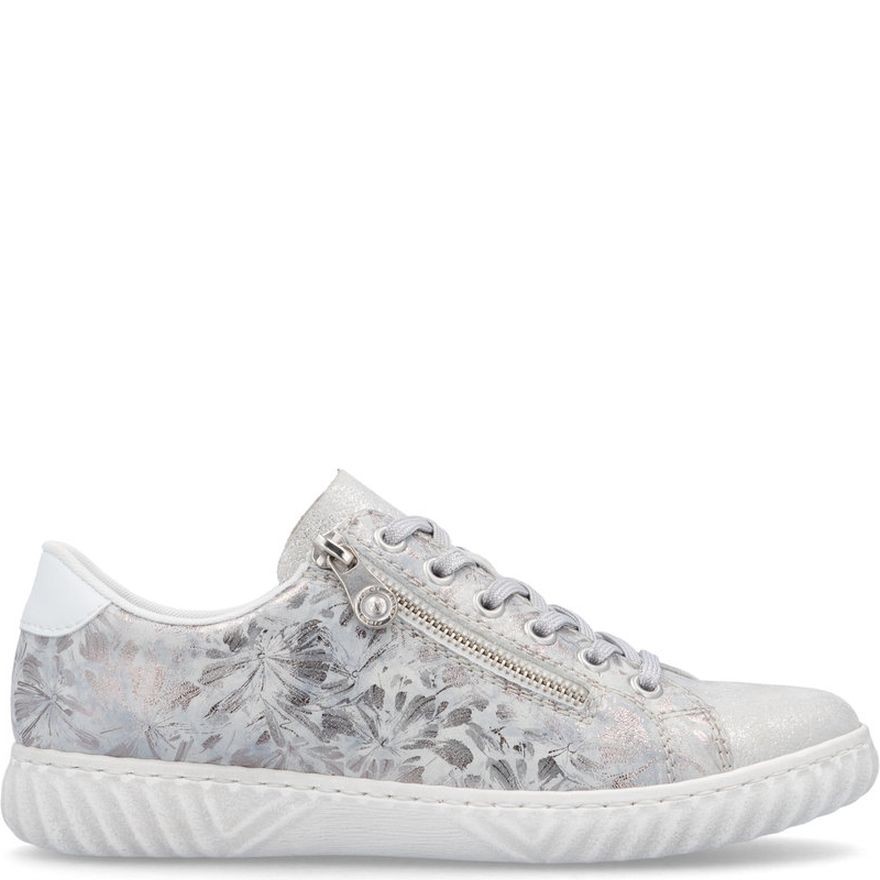 RIEKER Laisvalaikio bateliai moterims, Sidabrinė, Sneakers 2