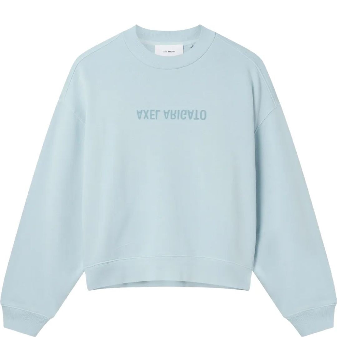 AXEL ARIGATO Sportinis nertinis moterims, Mėlyna, Distort washed sweatshirt