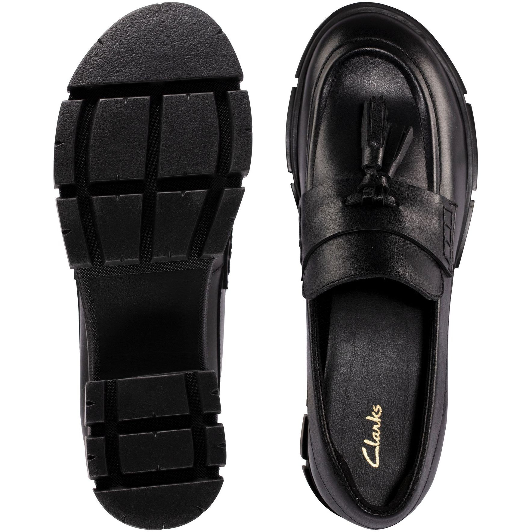 CLARKS Loaferiai moterims, Juoda, Teala Loafers 6