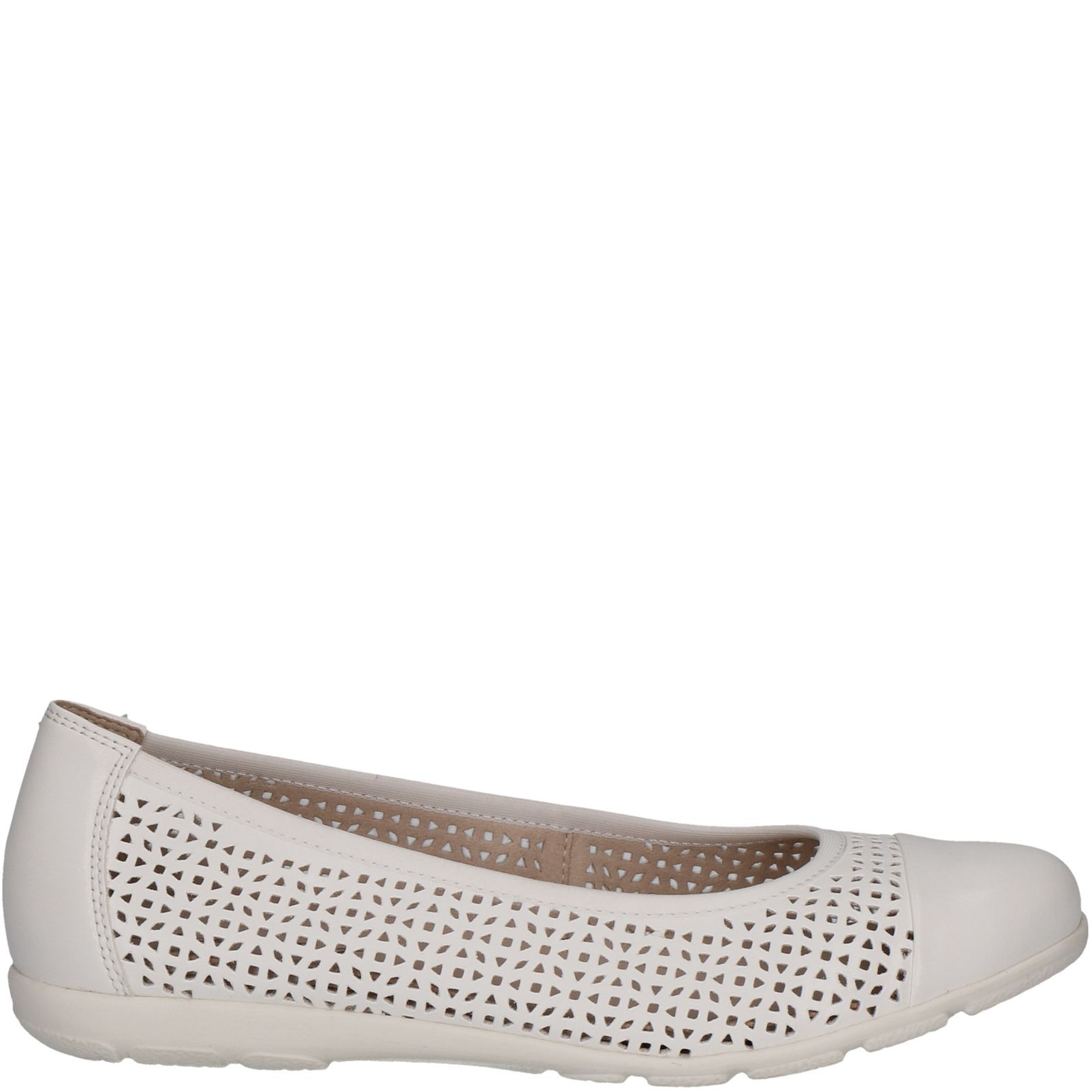CAPRICE Balerinos moterims, Balta, Ballerinas 2