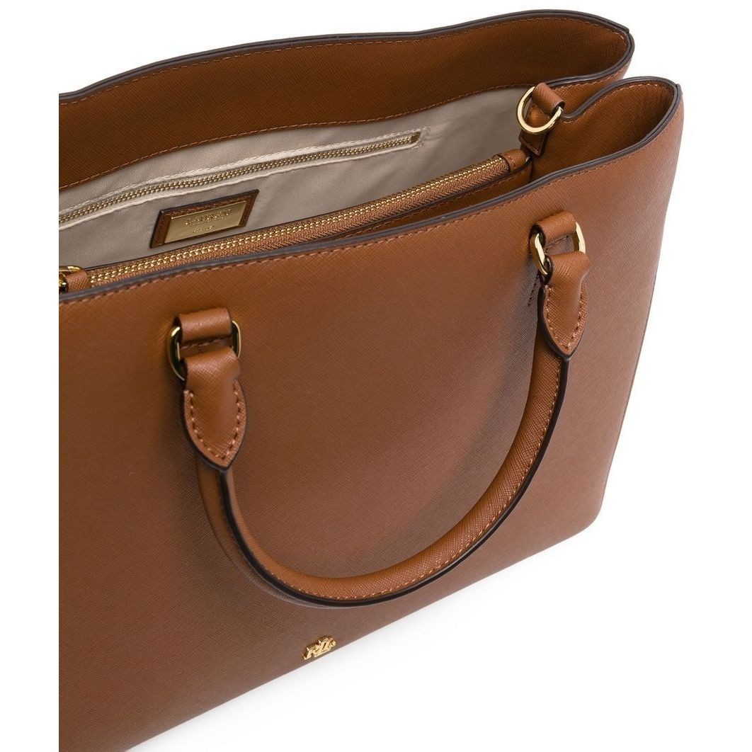 LAUREN RALPH LAUREN Pirkinių krepšys moterims, Ruda, Hanna 37 large satchel bag 4
