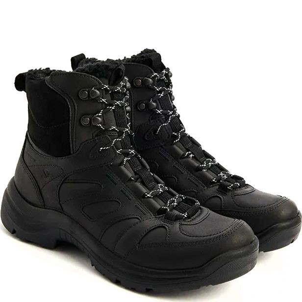 ECCO Pašiltinti aulinukai moterims, Juoda, Offroad booties 2