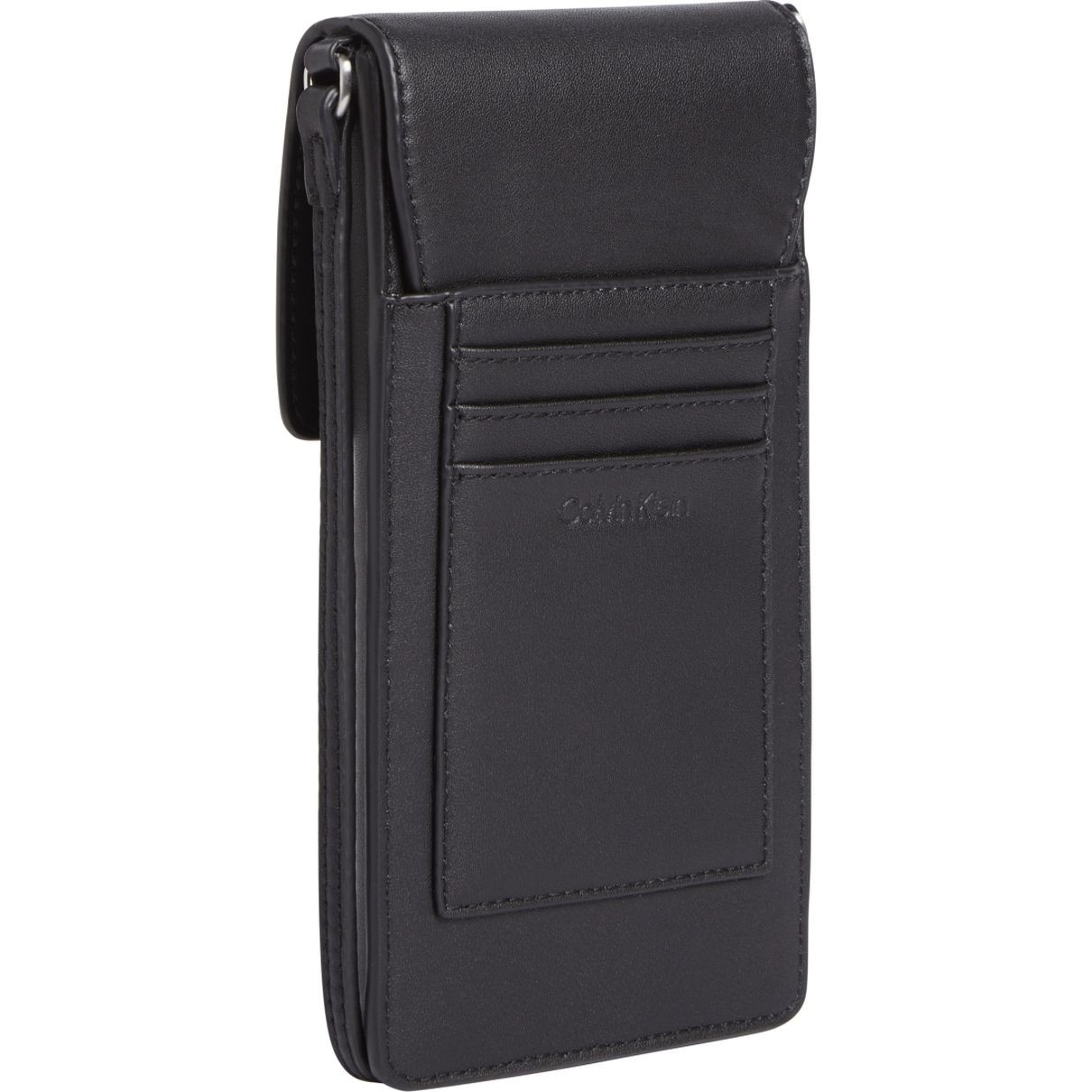 CALVIN KLEIN Telefono, plančetės dėklas moterims, Juoda, Must phone pouch 2