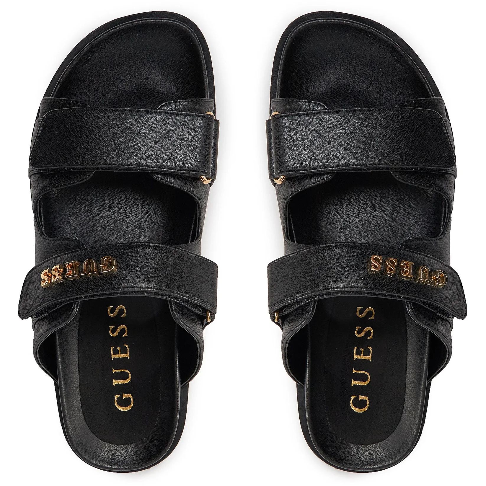 GUESS Šlepetės moterims, Juoda, Fabulon Slippers 4