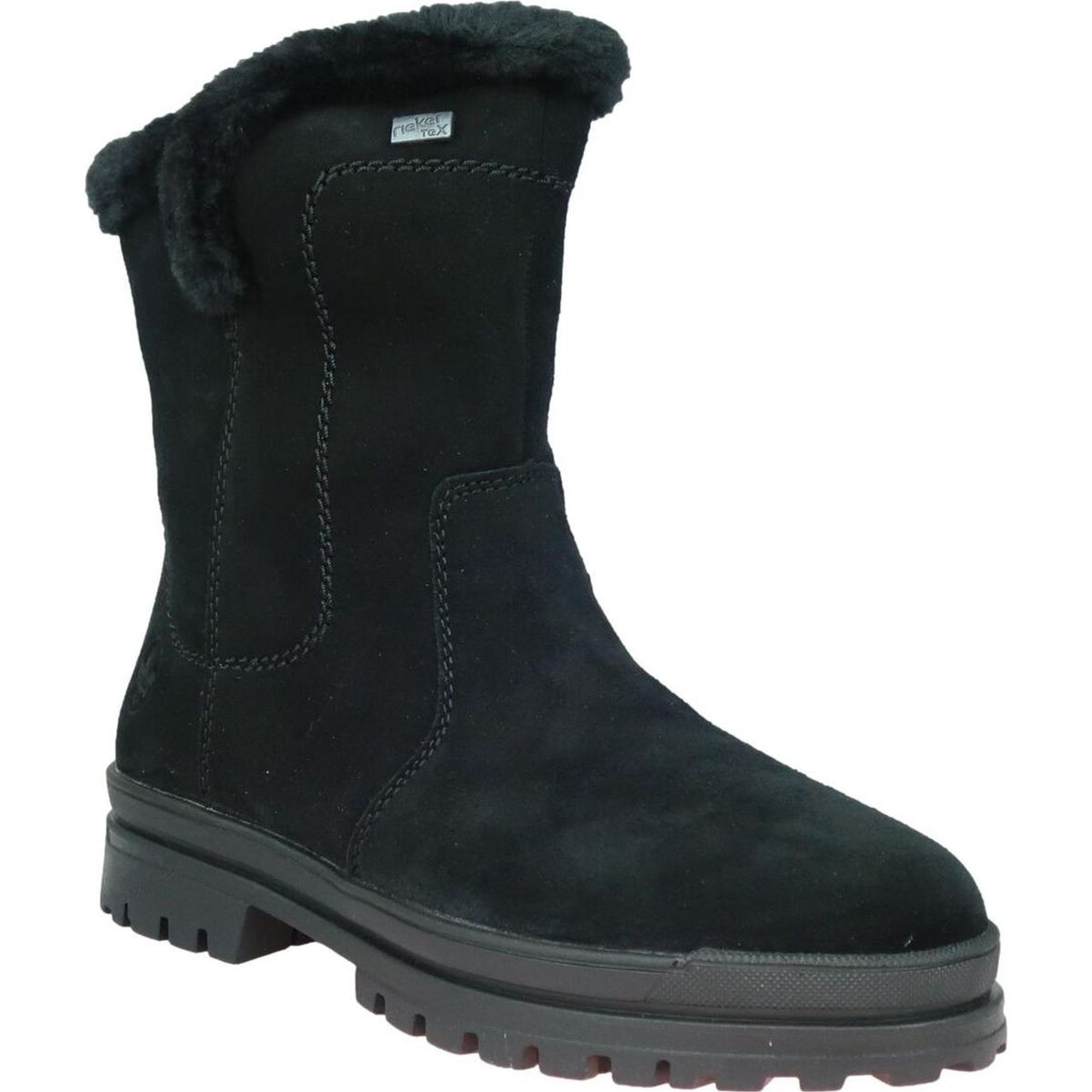 RIEKER Aulinukai moterims, Juoda, Ladies mid height boots 1