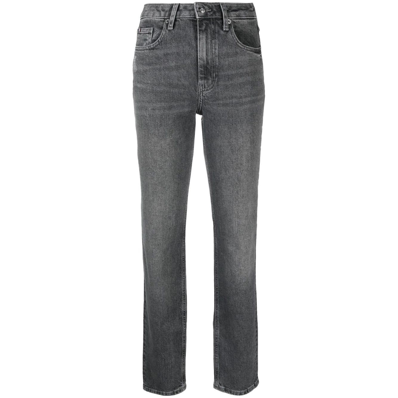 TOMMY HILFIGER Tiesūs džinsai -moterims, Pilka, New classic straight jeans 1