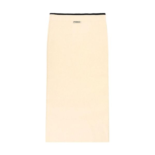 PINKO Midi sijonas moterims, Balta, Nuova guinea skirt 2