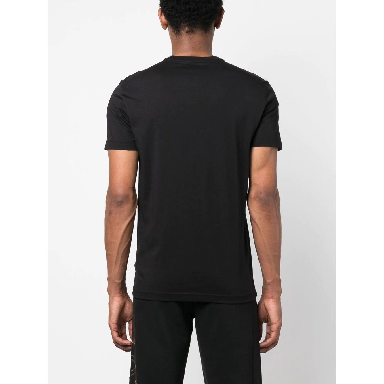 EA7 Marškinėliai trump. rankovėmis vyrams, Juoda, T-shirt 4