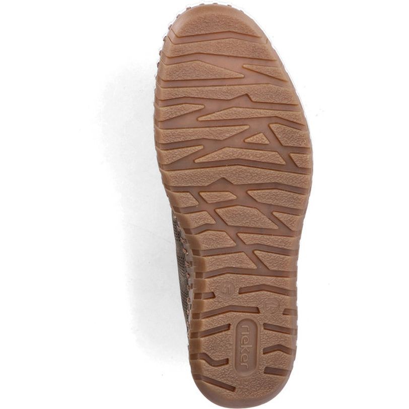 RIEKER Loaferiai vyrams, Ruda, Slipper 7
