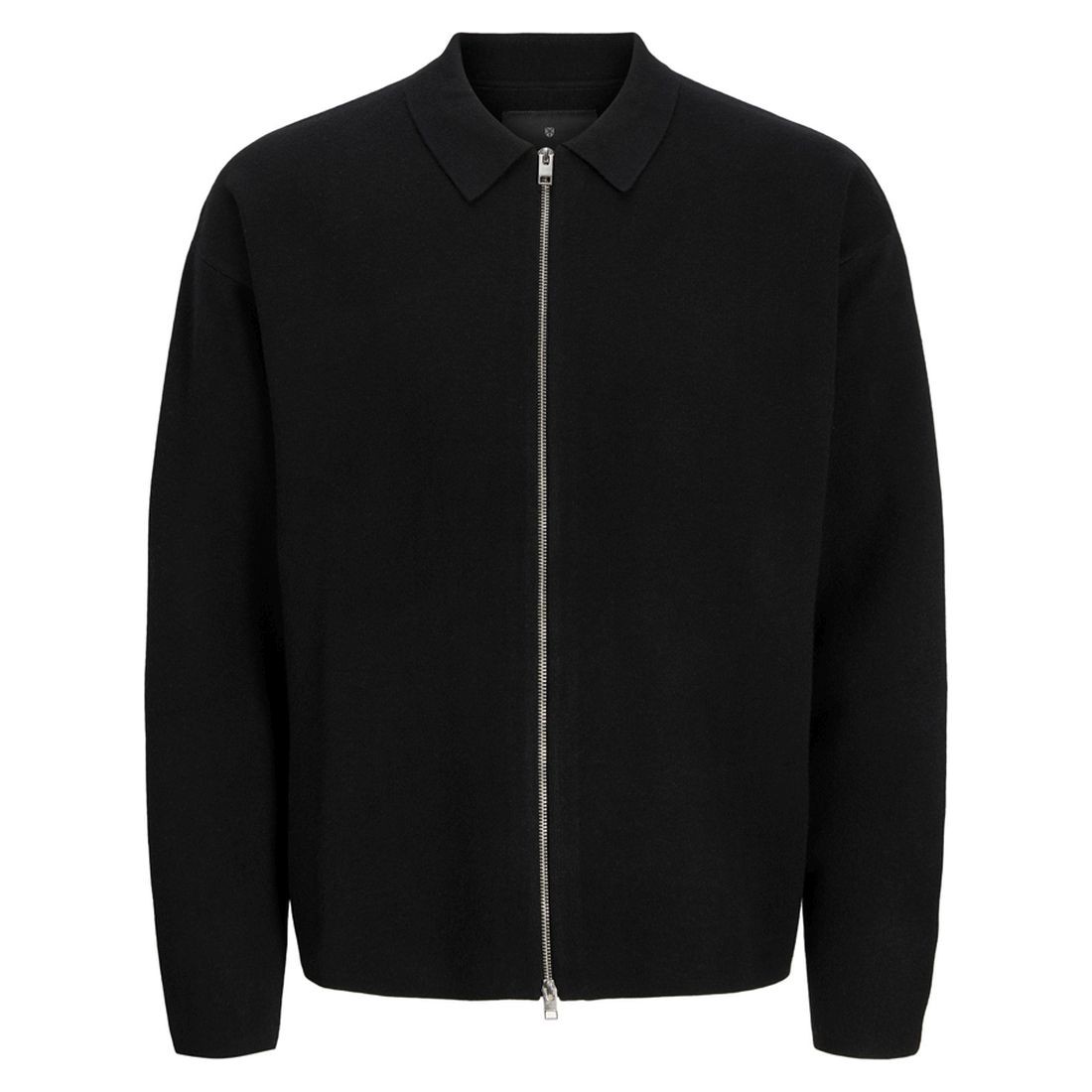 JACK & JONES Kardiganas vyrams, Juoda, Bradfort