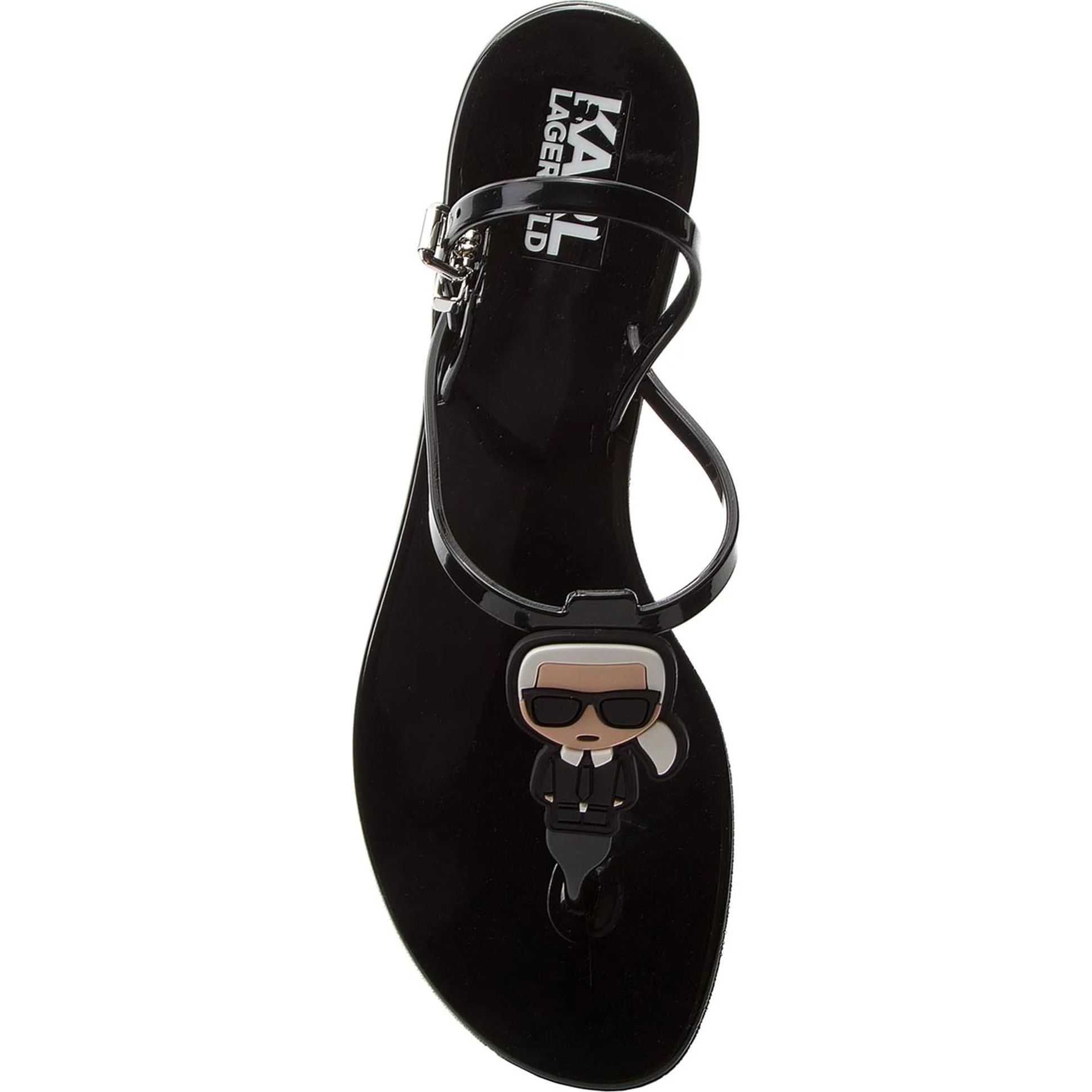 KARL LAGERFELD Basutės moterims, Juoda, Jelly  sandals 3