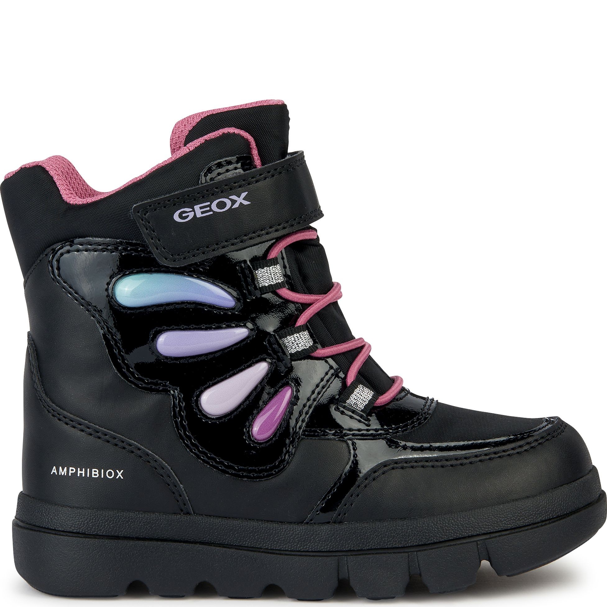 GEOX Aulinukai mergaitėms, Juoda, Willaboom booties 2
