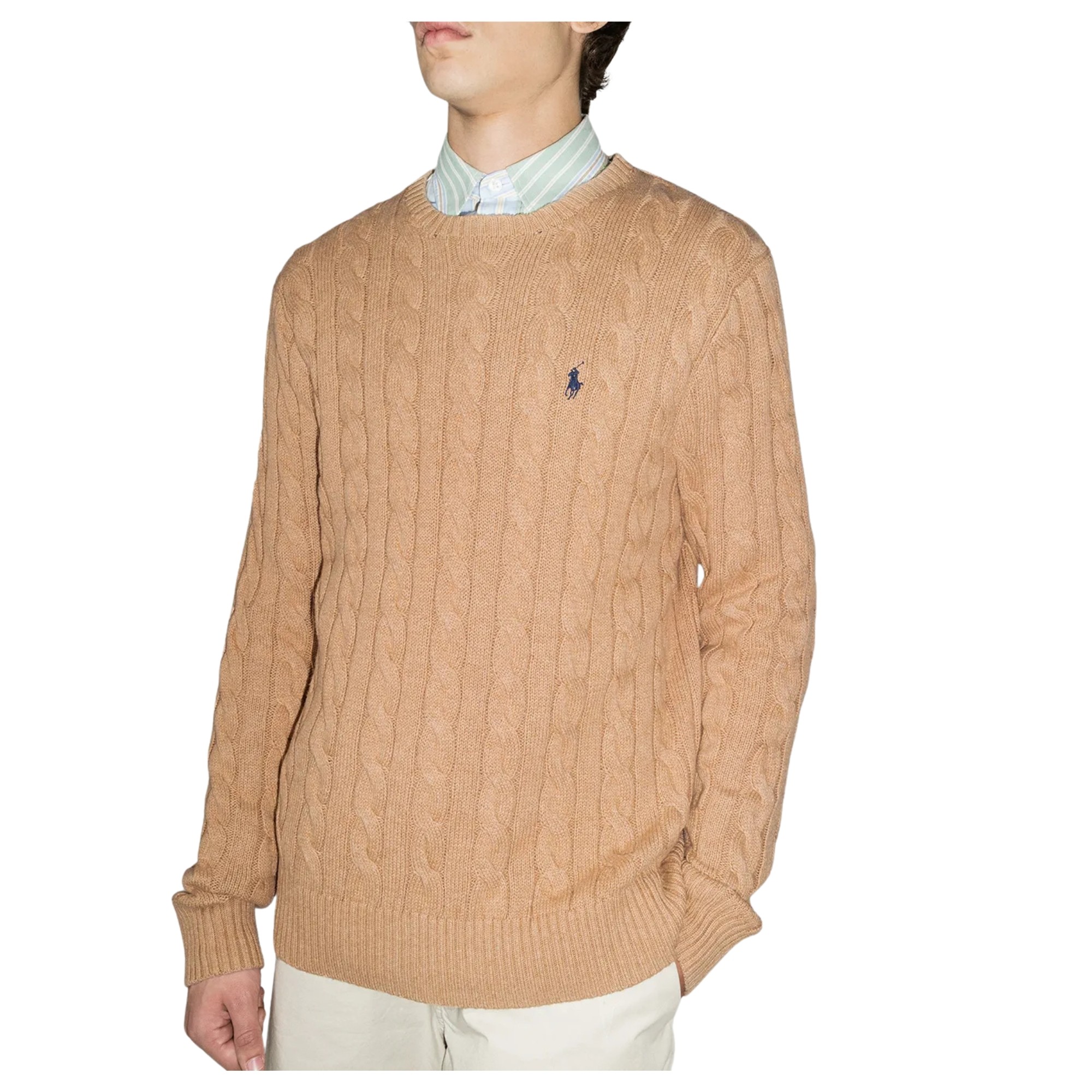 POLO RALPH LAUREN Megztinis vyrams, Ruda, Long sleeve sweater 2