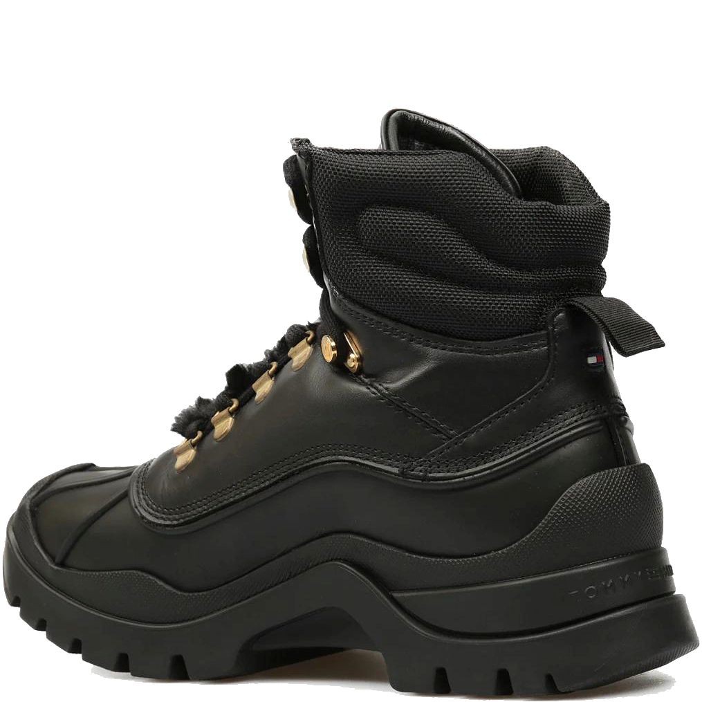 TOMMY HILFIGER Auliniai moterims, Juoda, MONO BOOT 3