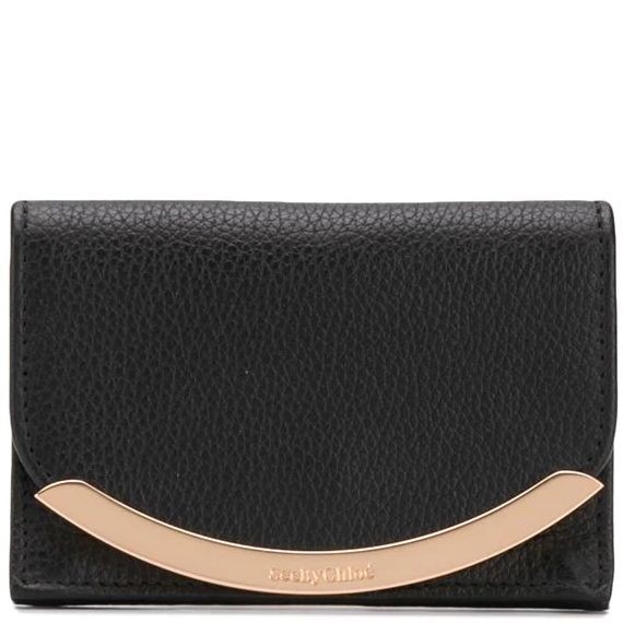 SEE BY CHLOE Piniginė moterims, Juoda, Lizzie wallet 1
