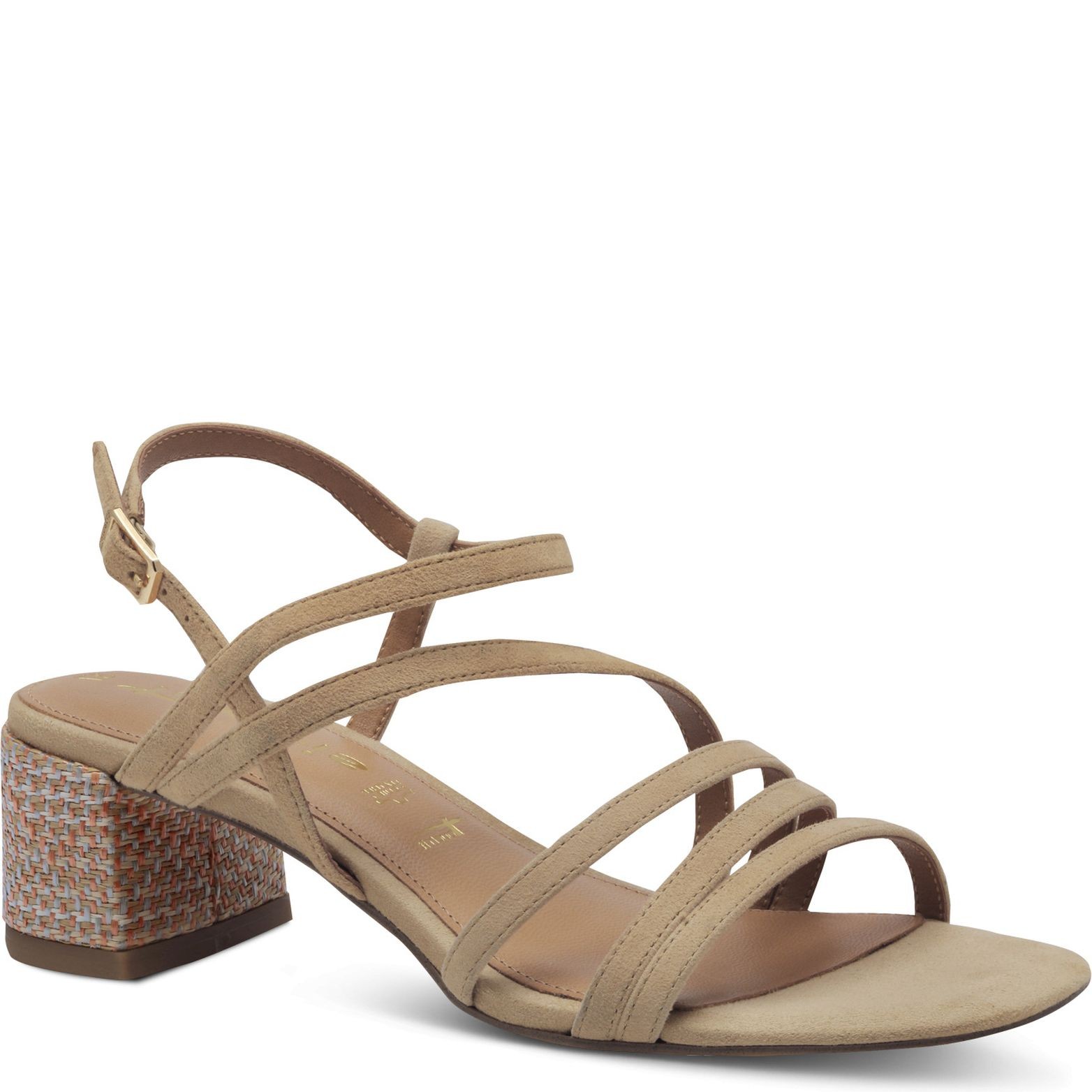 TAMARIS Basutės moterims, Smėlio, Sandal heel 1