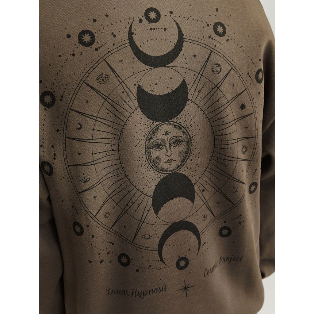 JACK & JONES Megztinis vyrams, Ruda, Mystic sweat crew neck 4