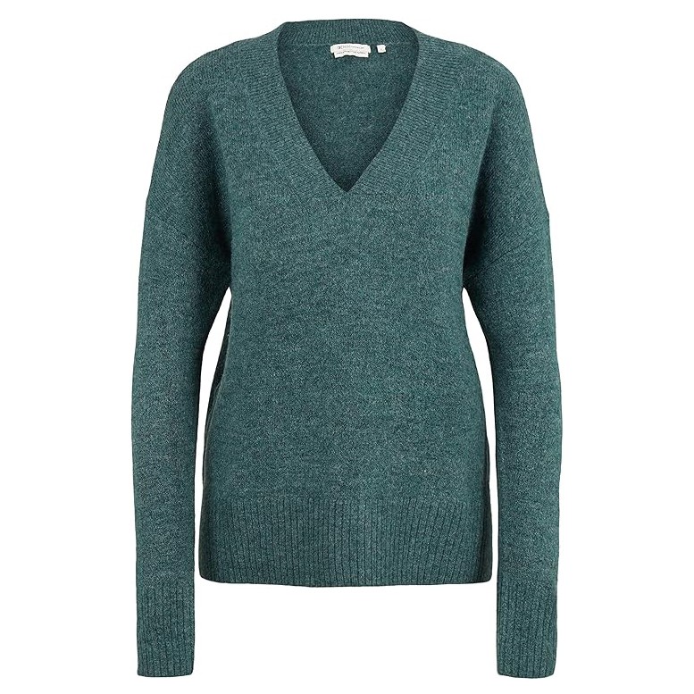 TOM TAILOR Megztinis moterims, Žalia, Megztinis 1