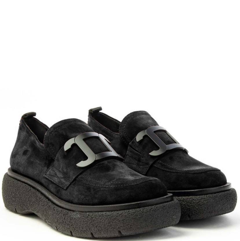 CARMENS Loaferiai moterims, Juoda, Sophie chain loafers 1