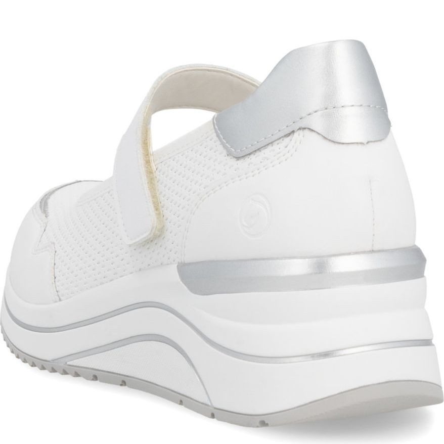 REMONTE Balerinos moterims, Balta, Ballerina with strap 4