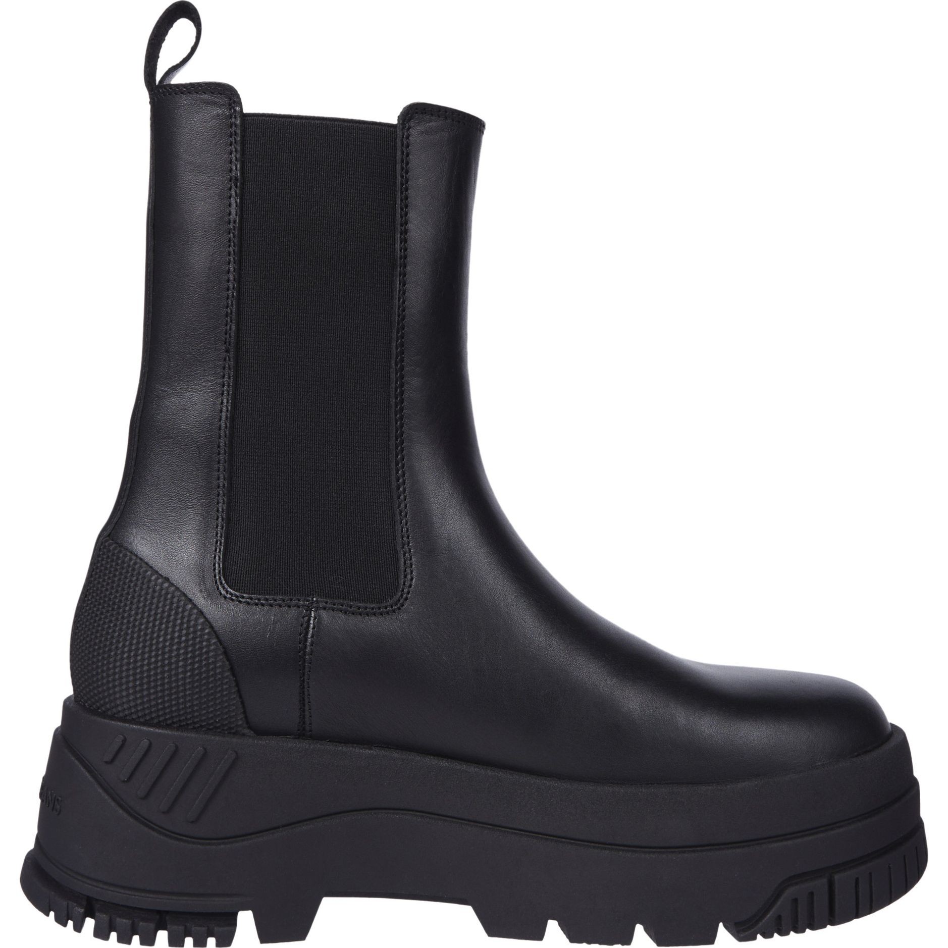 TOMMY JEANS Aulinukai moterims, Juoda, Chelsea flatform boot 4