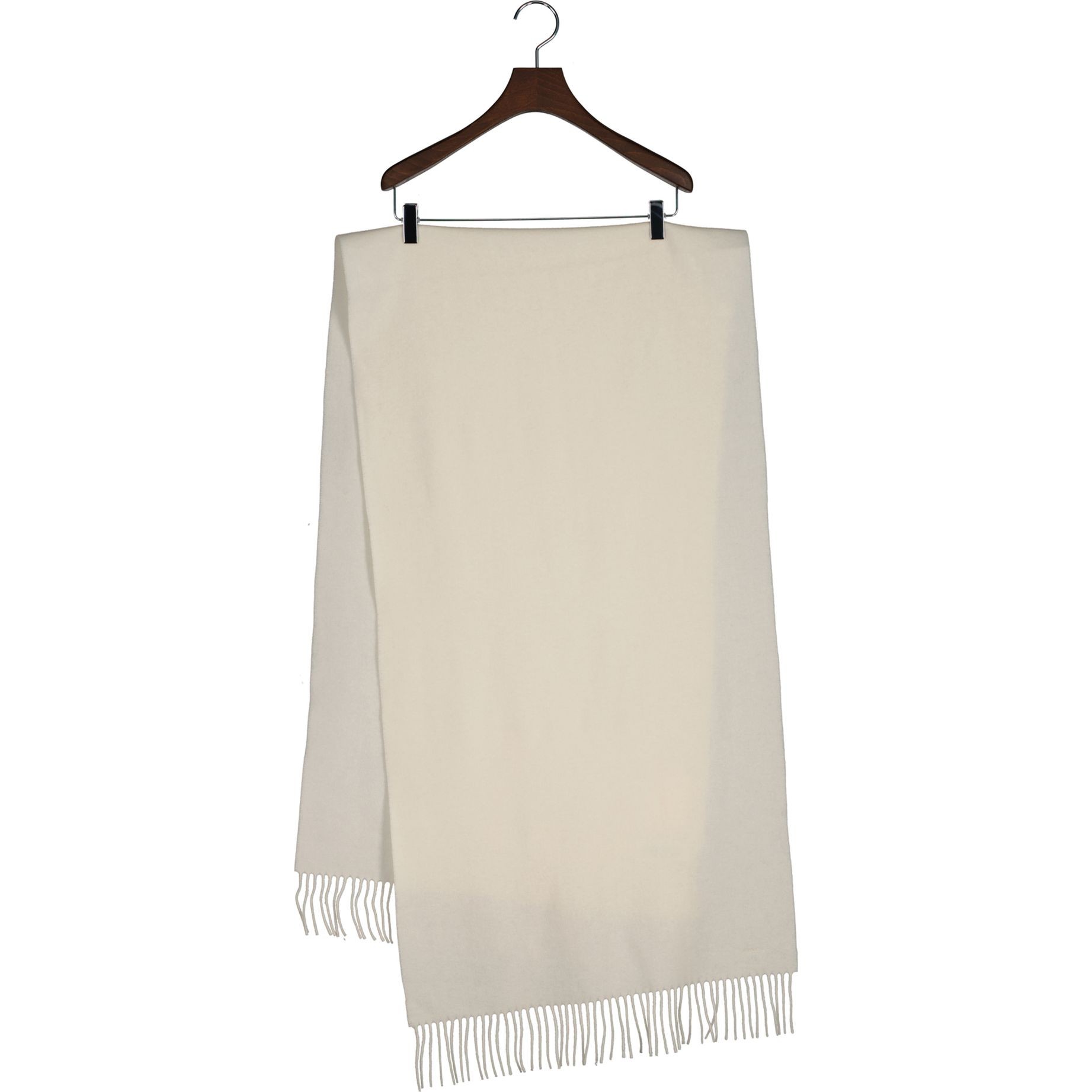 GANT Šalikas moterims, Smėlio, Wool woven scarf 1