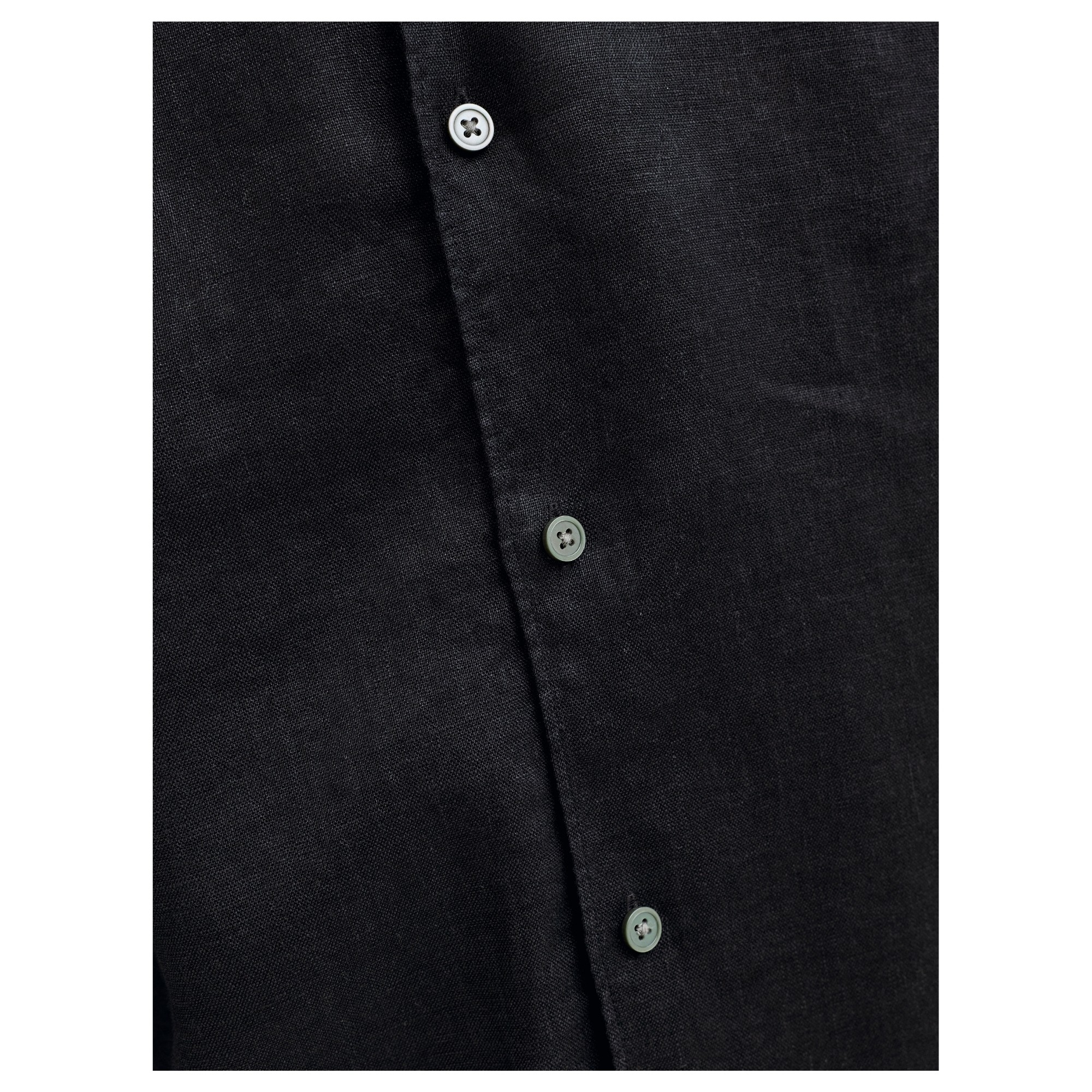 JACK & JONES Marškiniai ilgomis rankovėmis vyrams, Juoda, Lawrence linen 4