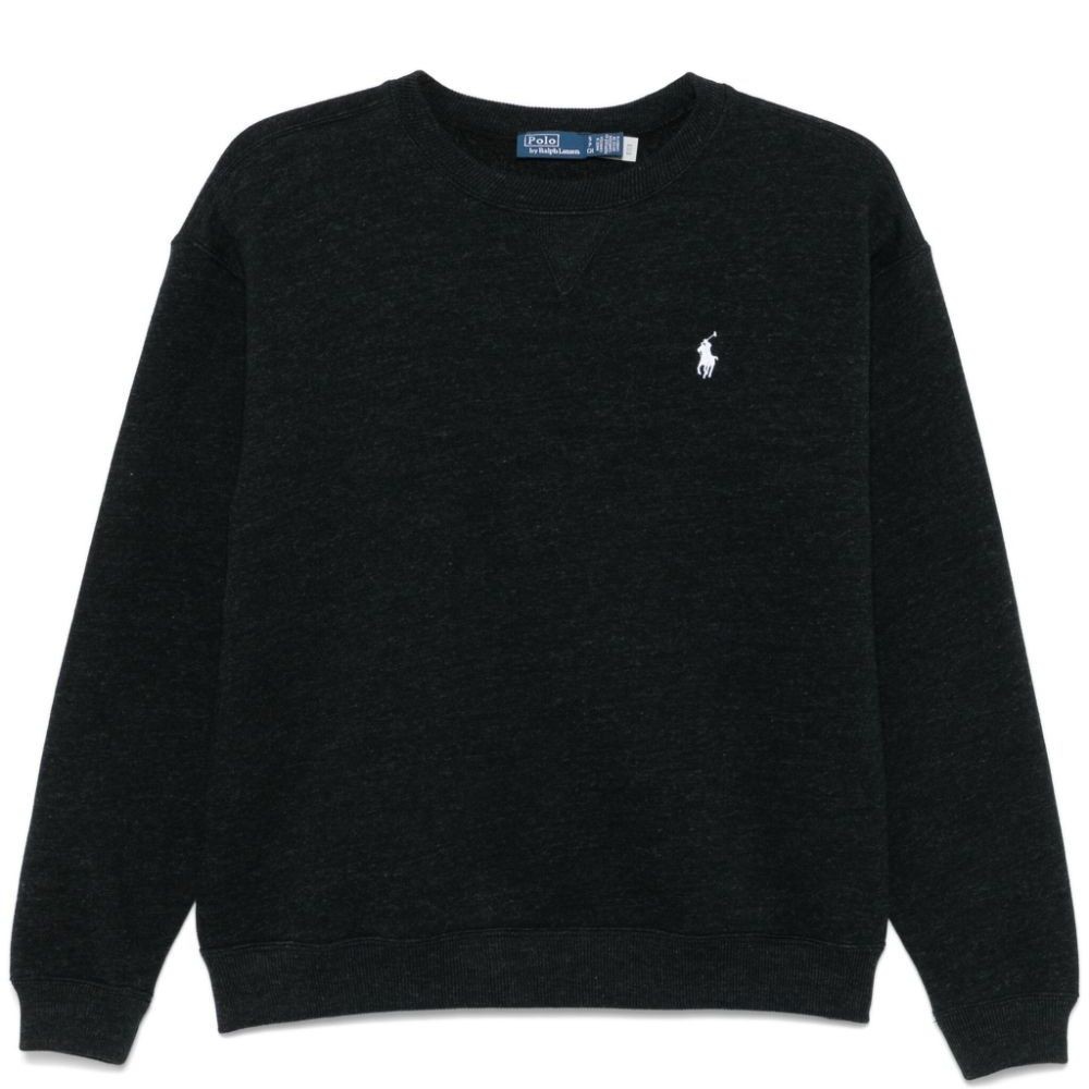 POLO RALPH LAUREN Sportinis nertinis moterims, Juoda, Long sleeve sweatshirt