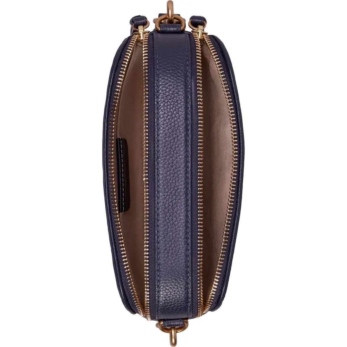 TORY BURCH Rankinė per petį moterims, Mėlyna, Miller mini crossbody bag 3