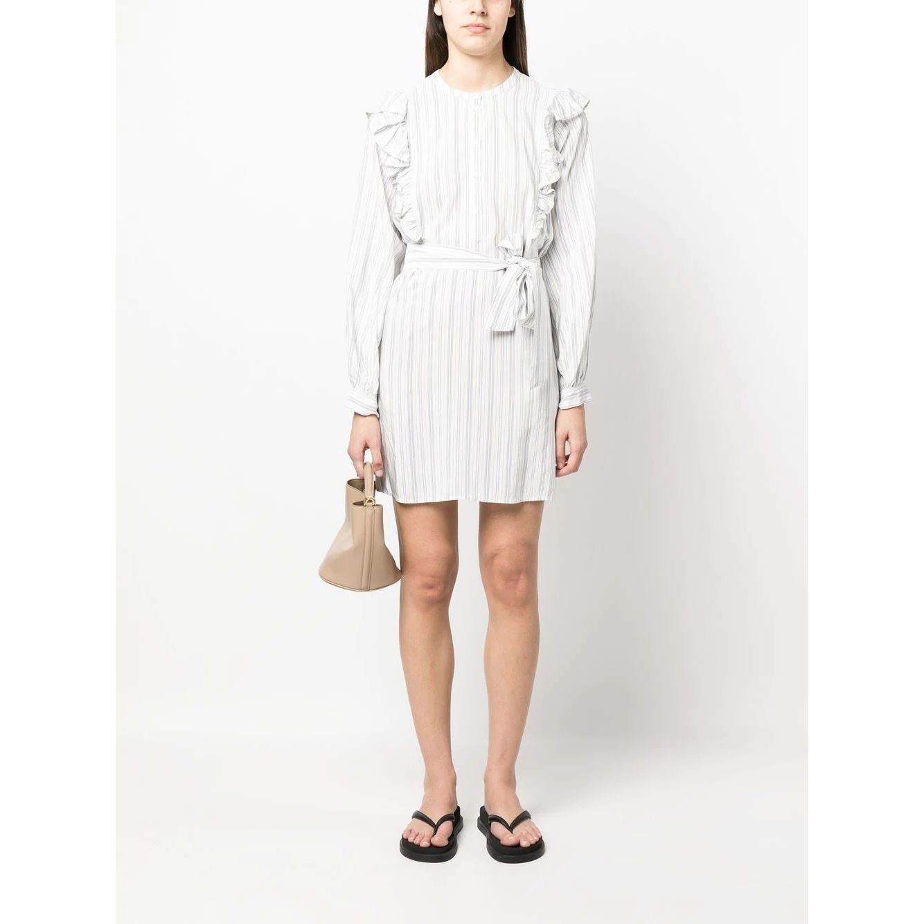 TOMMY HILFIGER Midi suknelė moterims, Marga, Regular stripe short frill dre 2