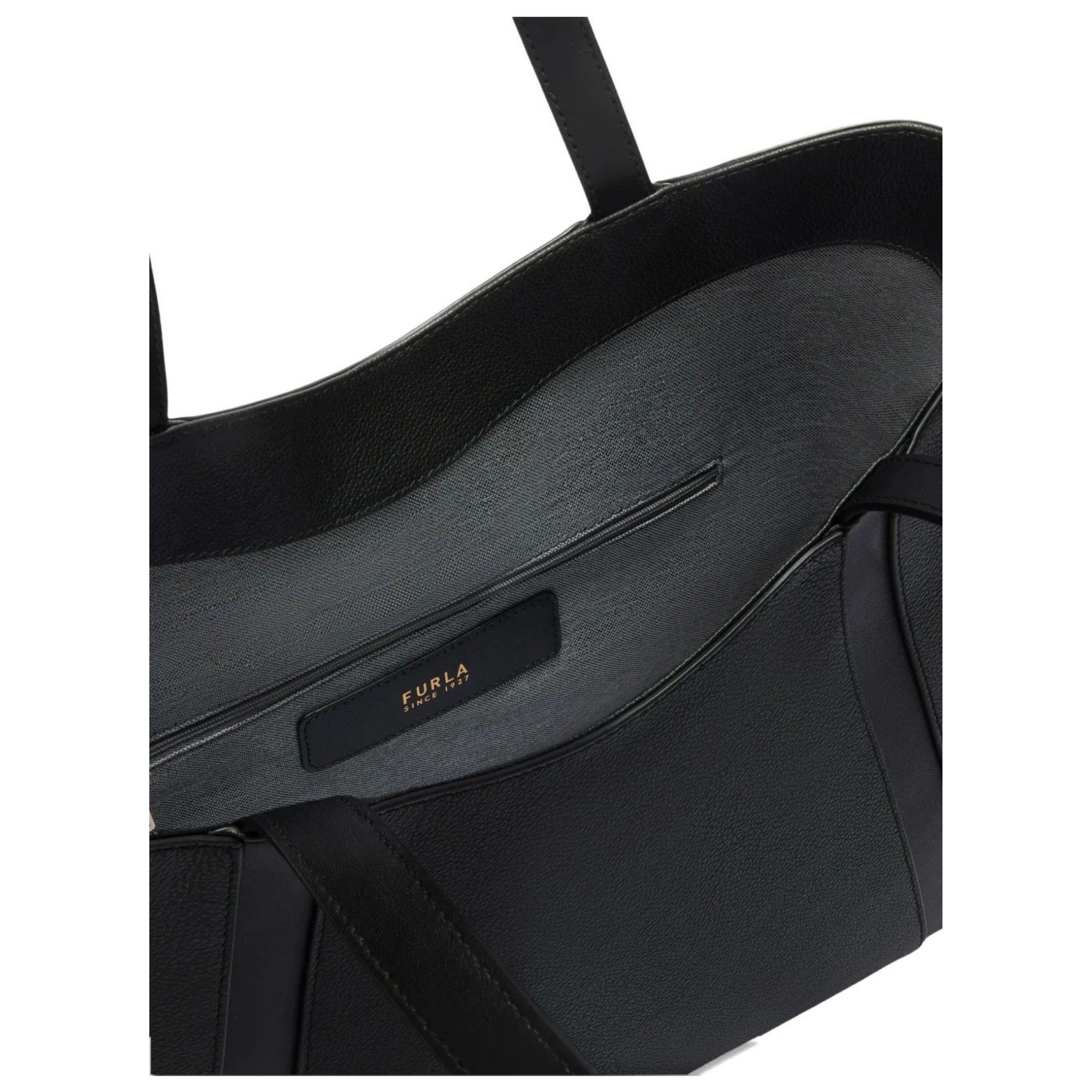FURLA Pirkinių krepšys moterims, Juoda, Furla goccia l tote 5