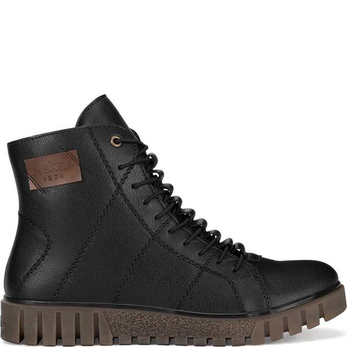 RIEKER Aulinukai moterims, Juoda, Ladies mid height boots 2