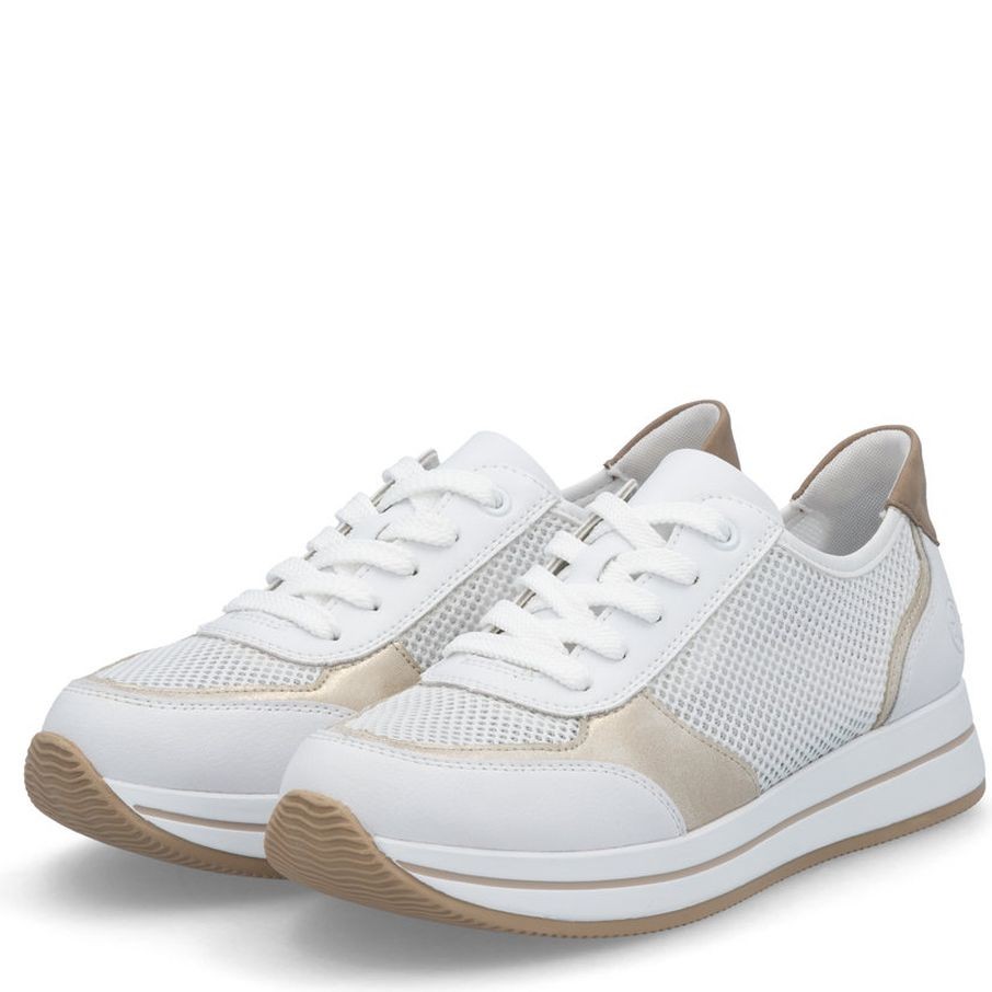 RIEKER Laisvalaikio bateliai moterims, Balta, Sneakers 7