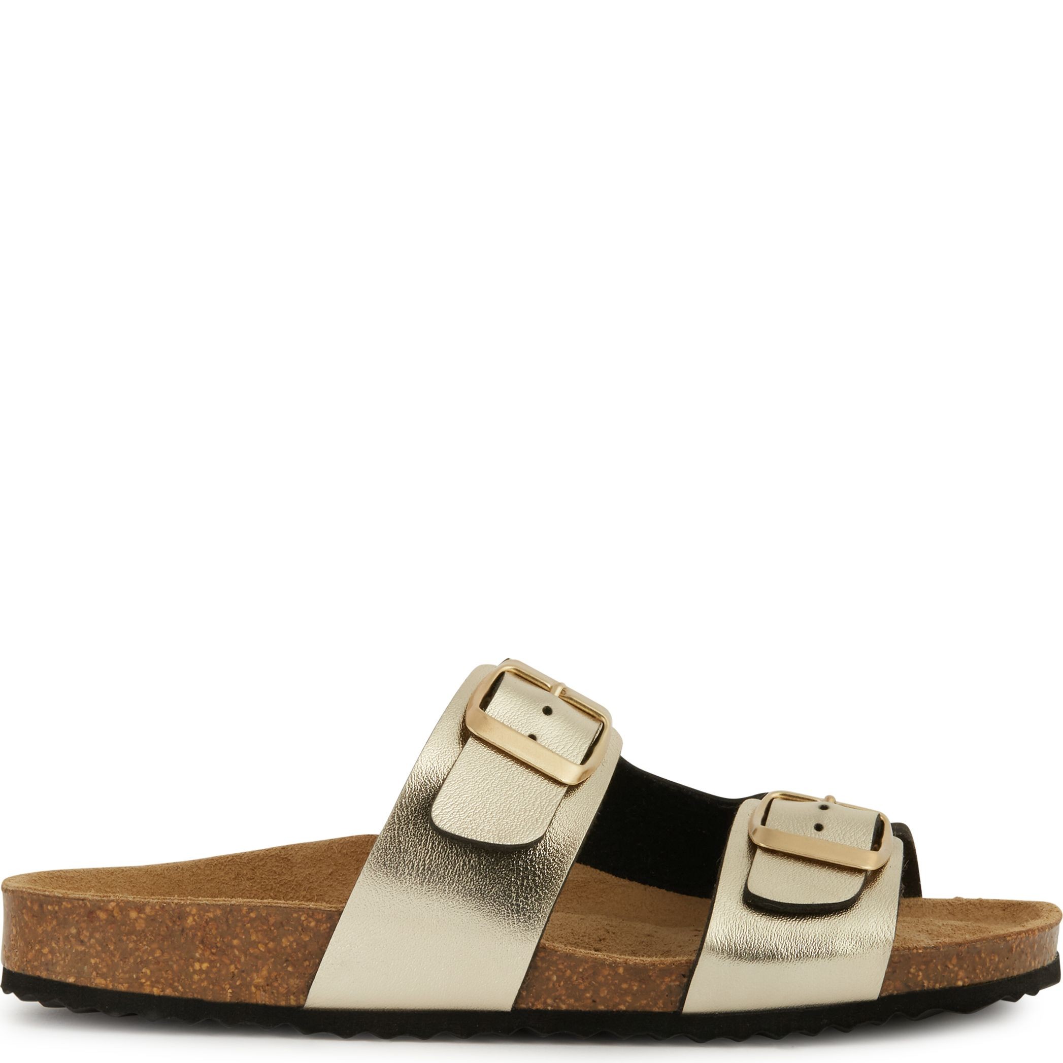 GEOX Šlepetės moterims, Auksinė, Brionia sandals 1