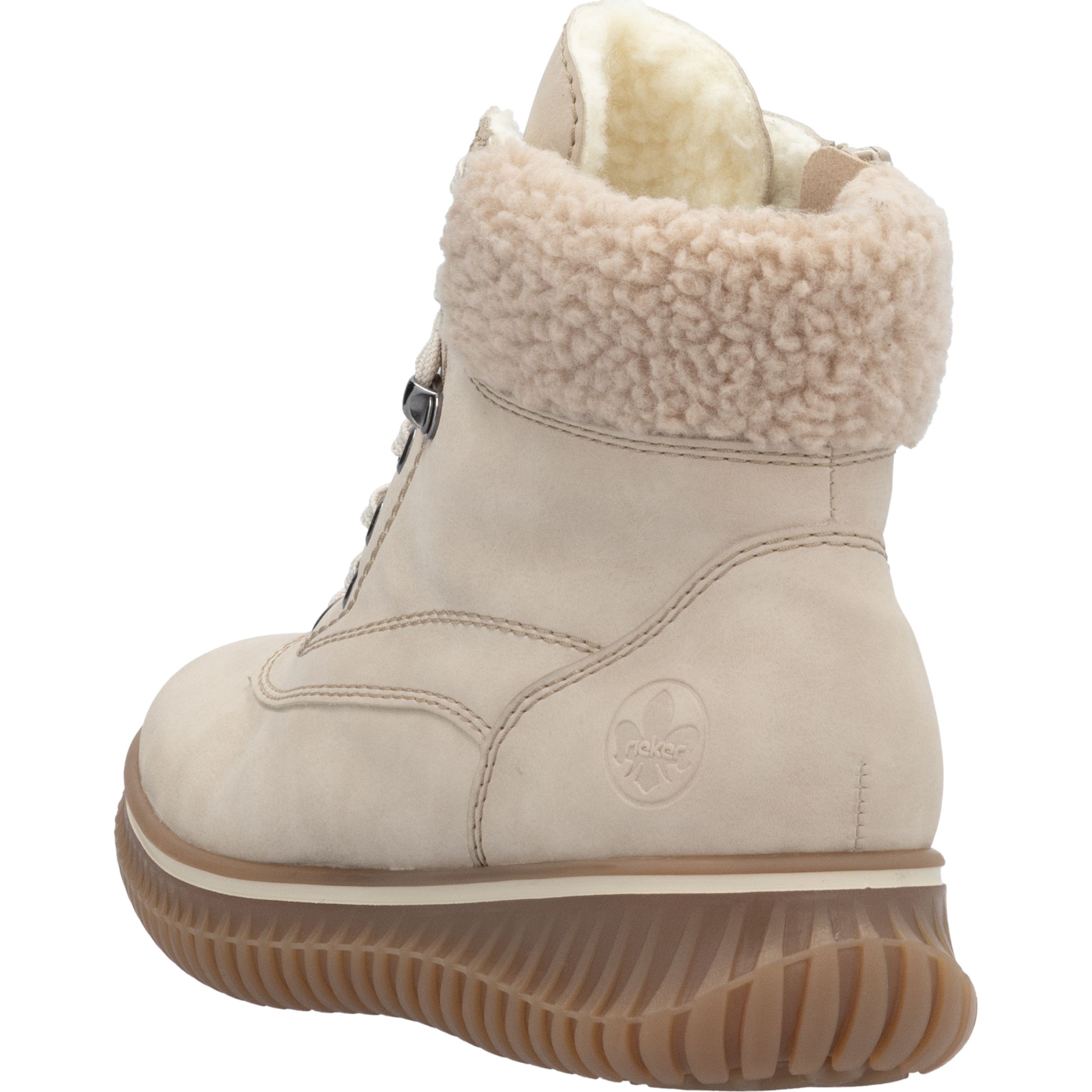 RIEKER Aulinukai moterims, Smėlio, Ladies mid height boots 6