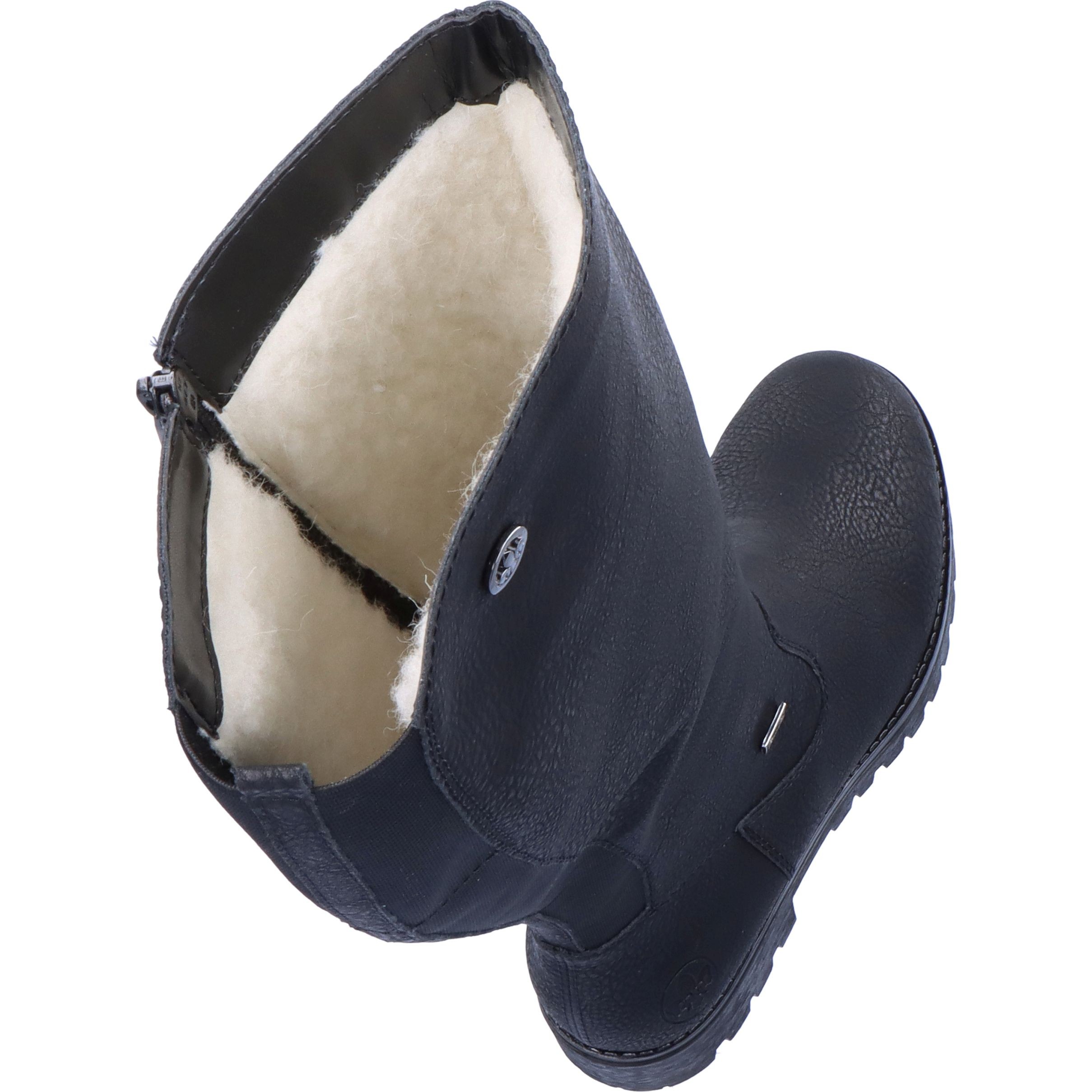 RIEKER Auliniai moterims, Juoda, BOOTS 9