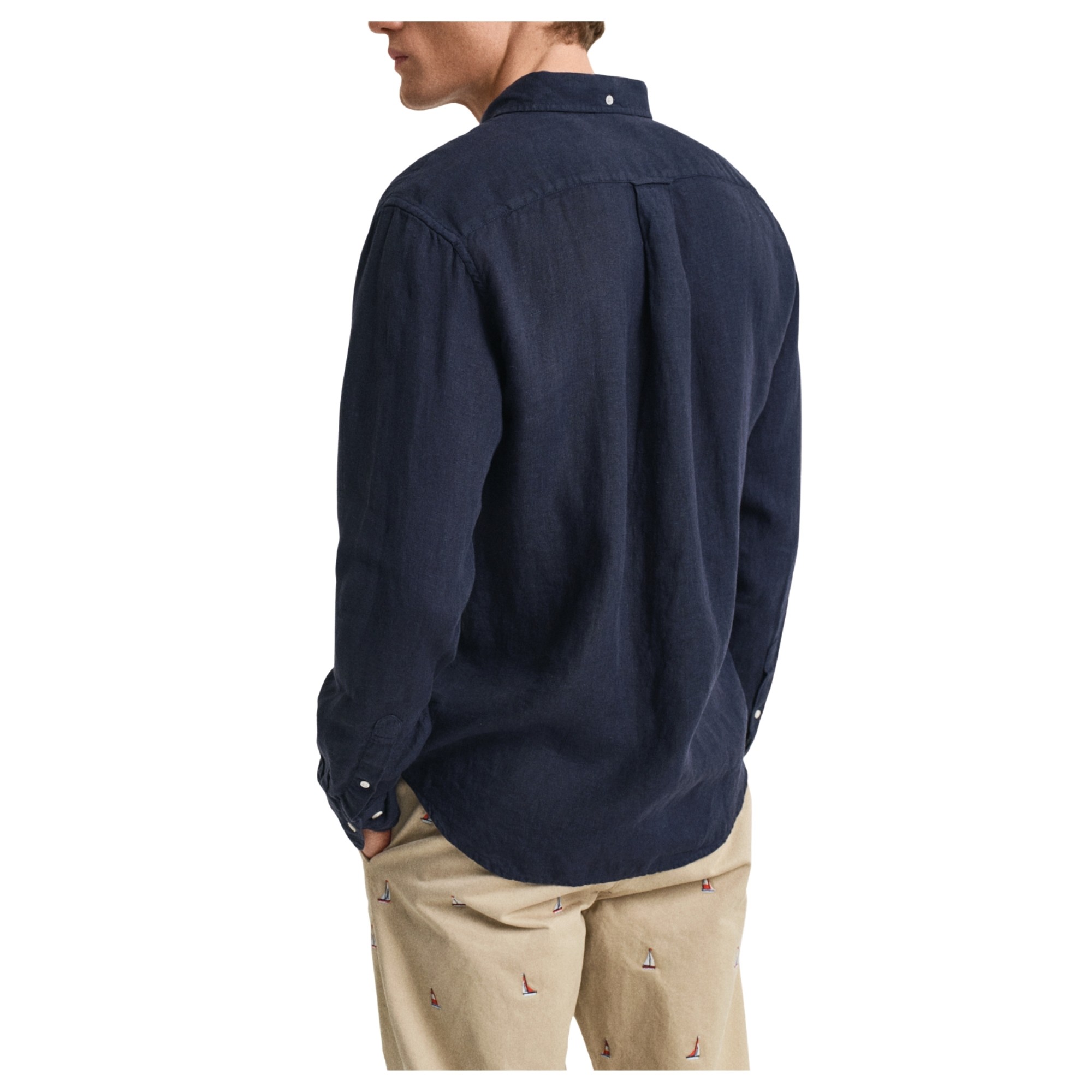 GANT Marškiniai ilgomis rankovėmis vyrams, Mėlyna, 3240120-433 Shirts lon 3