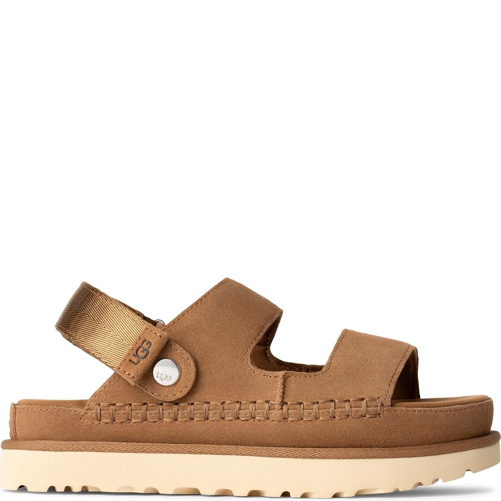 UGG Basutės moterims, Ruda, Goldenstar glide sandals 1