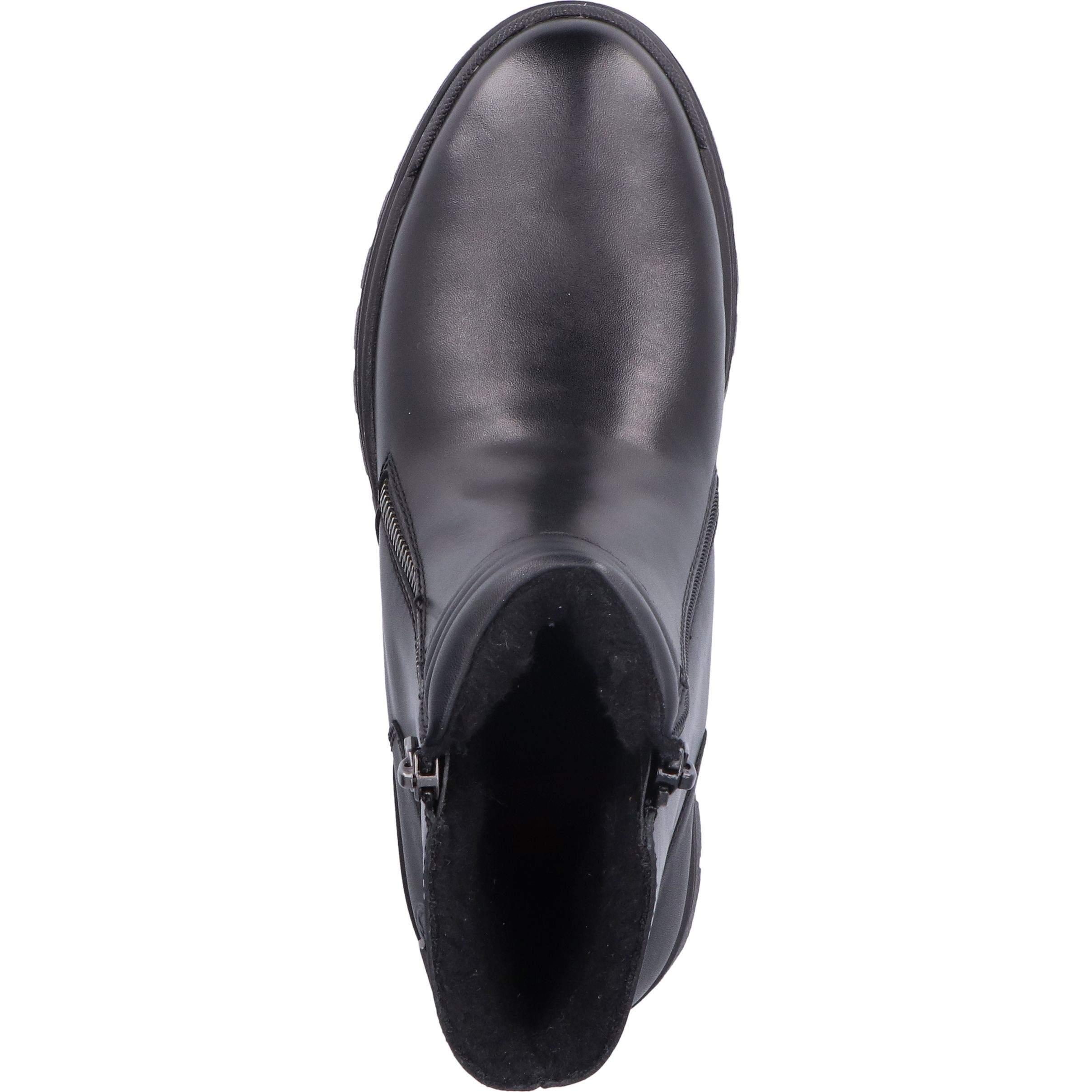 RIEKER Aulinukai moterims, Juoda, Ladies mid height boots 8