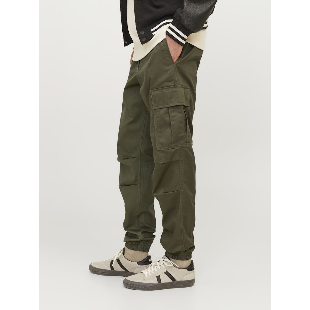 JACK & JONES Laisvalaikio kelnės vyrams, Chaki, Kane 7