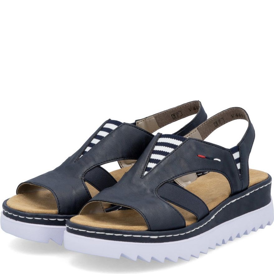 RIEKER Basutės moterims, Mėlyna, Sandals 7